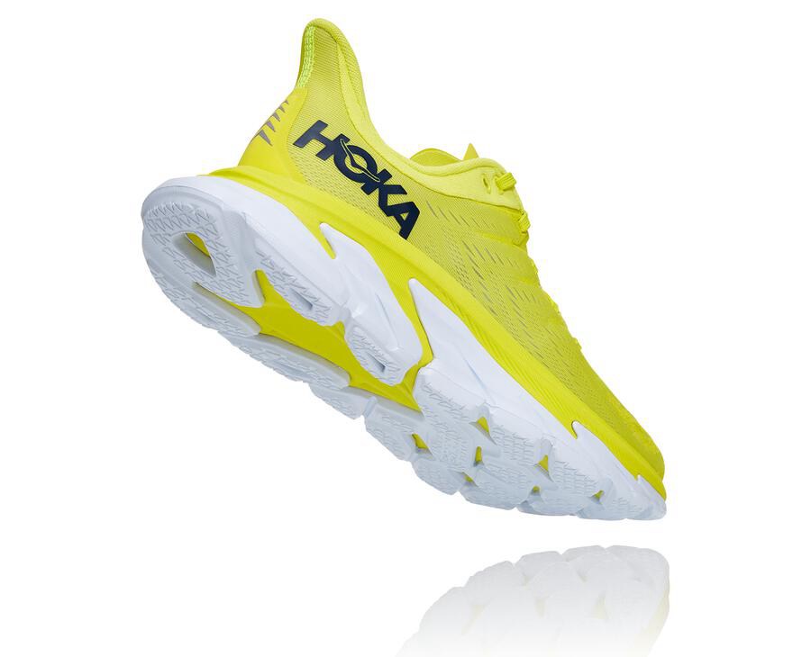 Hoka Australia One One Clifton Edge - Mens Running Shoes Fluorescence - TIUXD-9613